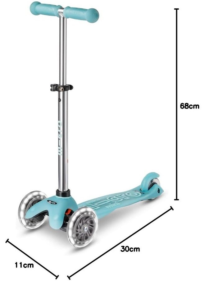 Micro | Mini Deluxe Glow LED Scooter 3 Wheels Kids | Glow in the Dark | Wheels with LED Lighting | Fun and Safety | 2-5 Years | Scooter for Kids | Scooters | Kids Scooter