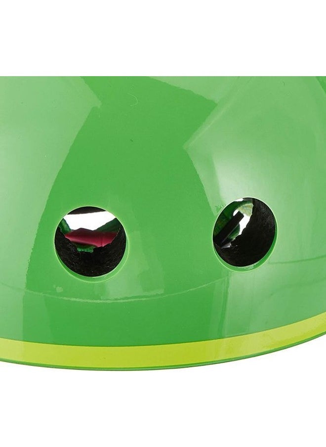 Micro Green with Yellow Trim Kids Helmet (Medium) (53-57cm) | Kids Helmet | Kick Scooter Helmets | Sports Helmet for Kids | Helmet with Adjustable Straps | Riding Kids Helmet | Kids Safety | Helmet for Kids
