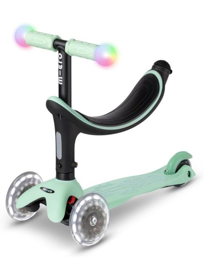 Micro Scooters | Mini Micro 2 Grow LED 4in1 Toddler's Trike | Handlebar Adjustable | Foldable | Lightweight | Boys & Girls | Scooter for Kids | Scooters | Kids Scooter