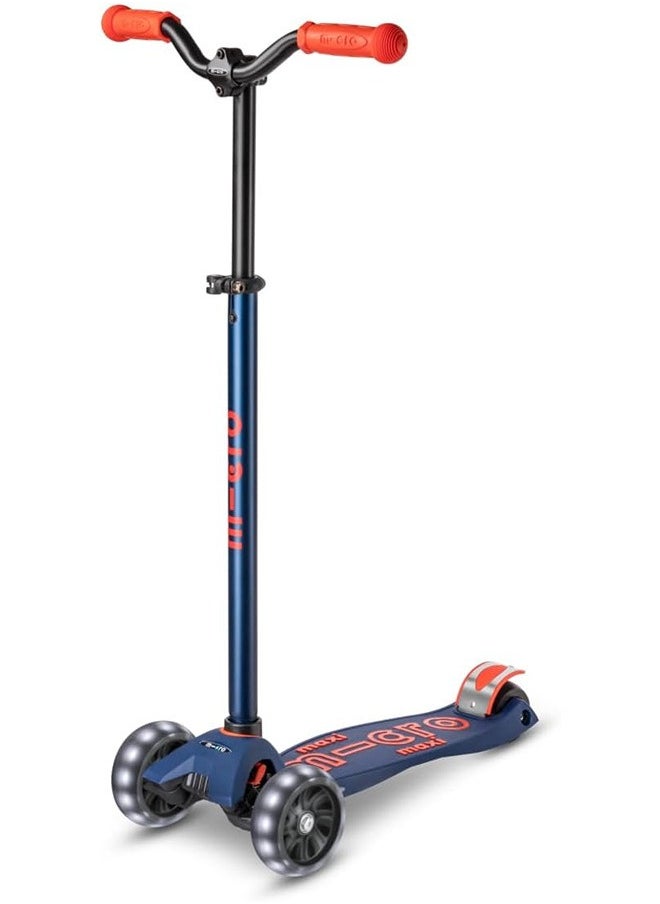 Maxi Micro Deluxe Pro LED | The Original | Children's Scooter from 5 Years | Premium Children's Scooter from 5-7 Years | Height-Adjustable Handlebar | Kickboard Scooter | 5 6 7 Years