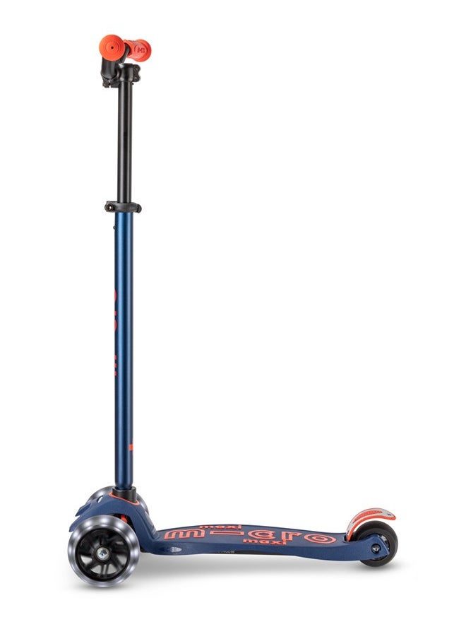 Maxi Micro Deluxe Pro LED | The Original | Children's Scooter from 5 Years | Premium Children's Scooter from 5-7 Years | Height-Adjustable Handlebar | Kickboard Scooter | 5 6 7 Years