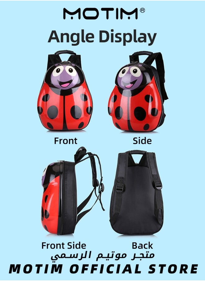 Kids 2pcs Travel Luggage Set in Fun Cartoon Animal Shape Includes 1 Wheeled Luggage ＆ 1 Lightweight Backpack Perfect for Short Trip and Kindergarten