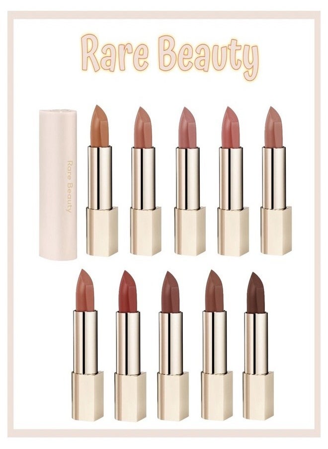 Rare Beauty by Selena Gomez Kind Words Matte Lipstick – Devoted - True Red – Soft, Long-Lasting, and Comfortable Full-Coverage Matte Lip Color – 3.5g / 0.12 oz