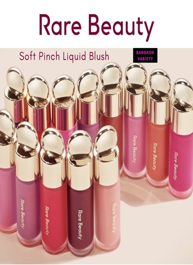 Rare Beauty by Selena Gomez Soft Pinch Liquid Blush – Joy - Dewy Muted Peach, 7.5ml) | Weightless, Long-Lasting, Buildable Liquid Blush for a Natural, Radiant Glow
