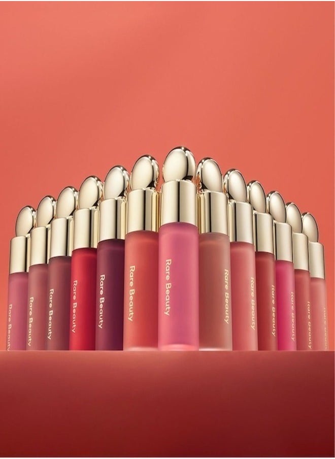 Rare Beauty by Selena Gomez Soft Pinch Liquid Blush – Joy - Dewy Muted Peach, 7.5ml) | Weightless, Long-Lasting, Buildable Liquid Blush for a Natural, Radiant Glow