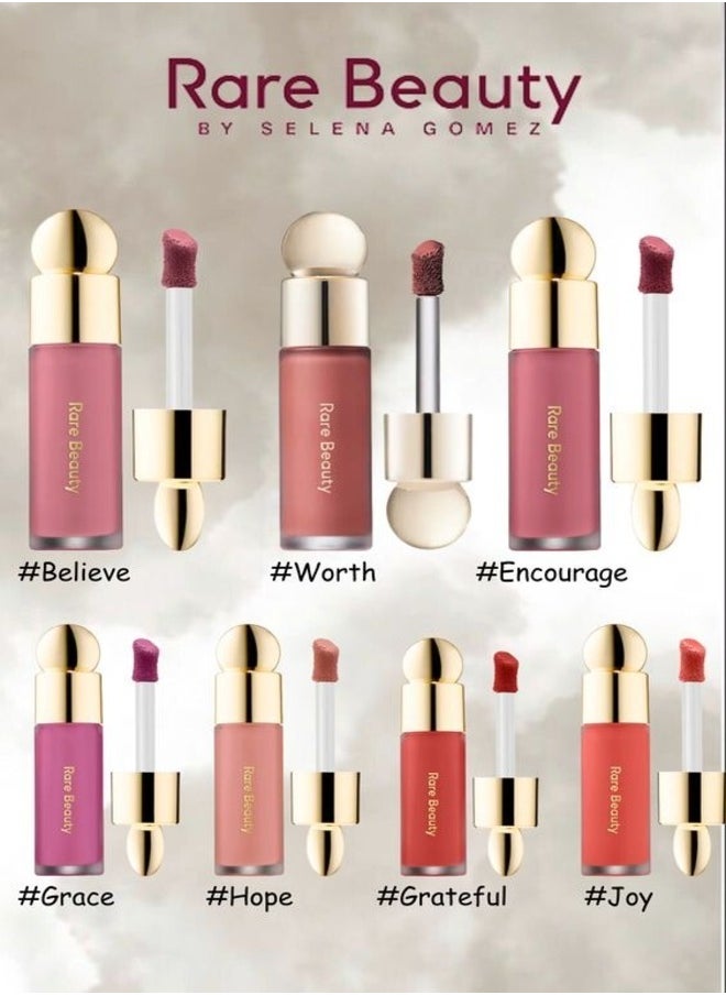 Rare Beauty by Selena Gomez Soft Pinch Liquid Blush – Grateful - Dewy True Red, 7.5ml) | Weightless, Long-Lasting, Buildable Liquid Blush for a Natural, Radiant Glow
