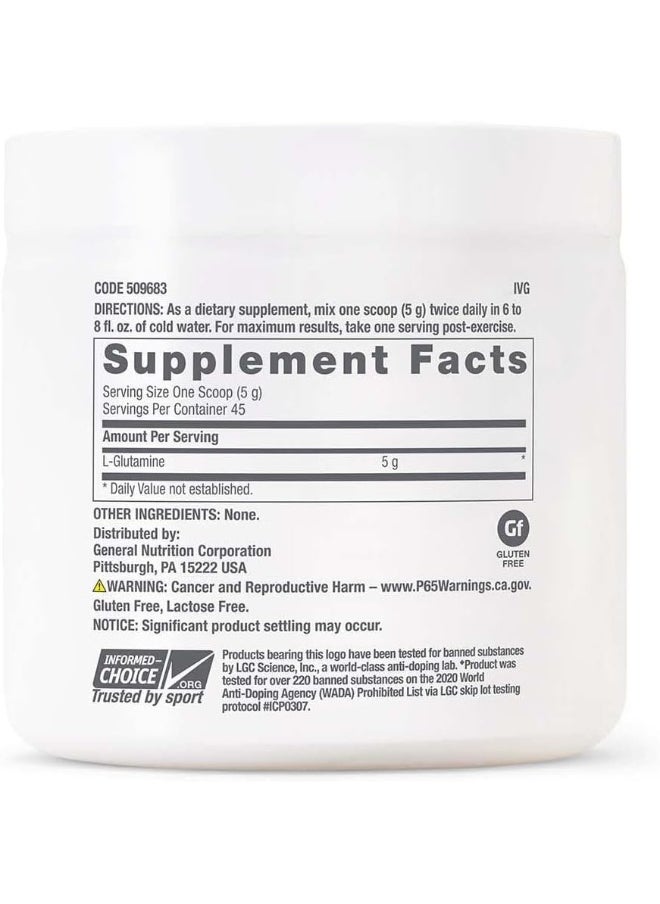 Pro Performance L-Glutamine 5000 Mg Unflavored 45 Servings