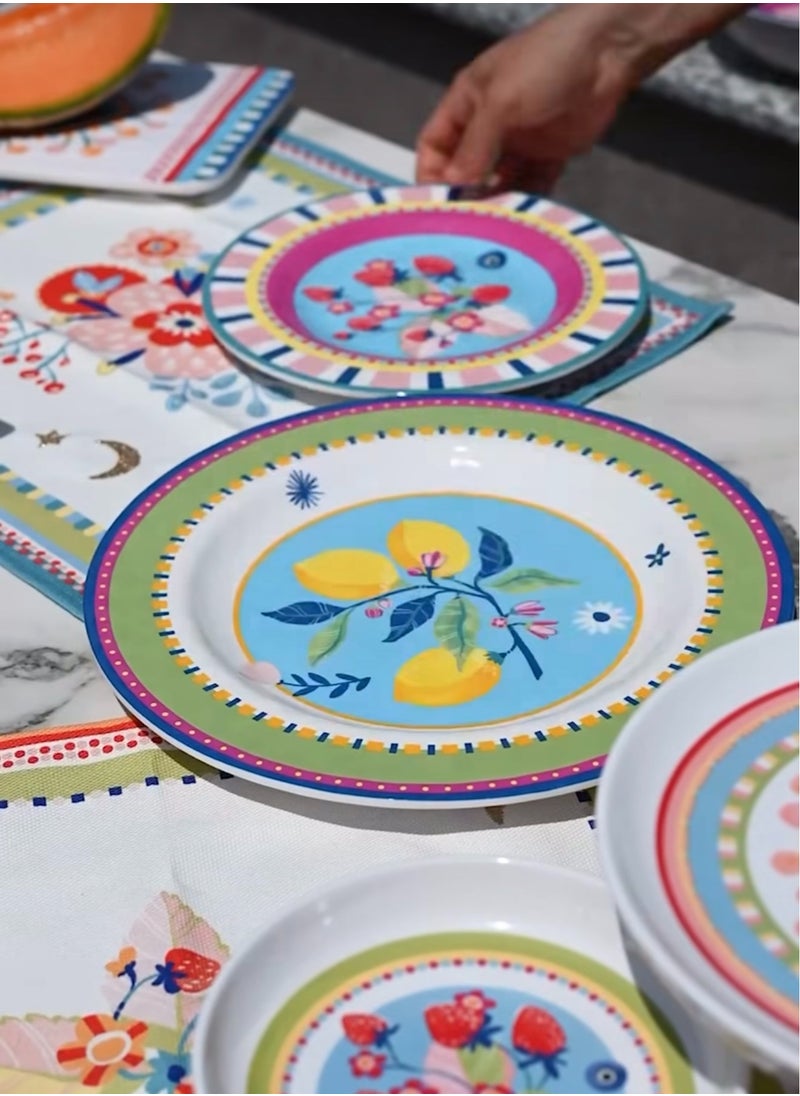 Melamine Dinner Plate diam. 28 cm Mamma Mia - Baci Milano