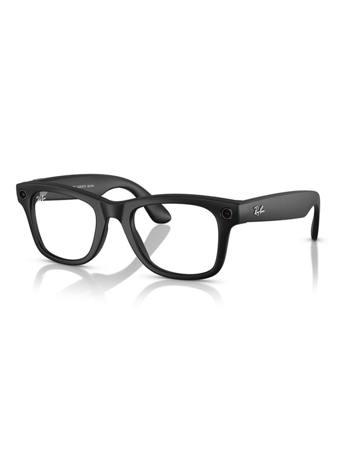 Ray-Ban Wayfarer RW4008 Large Matte Black Clear Graphite Green Transition Black