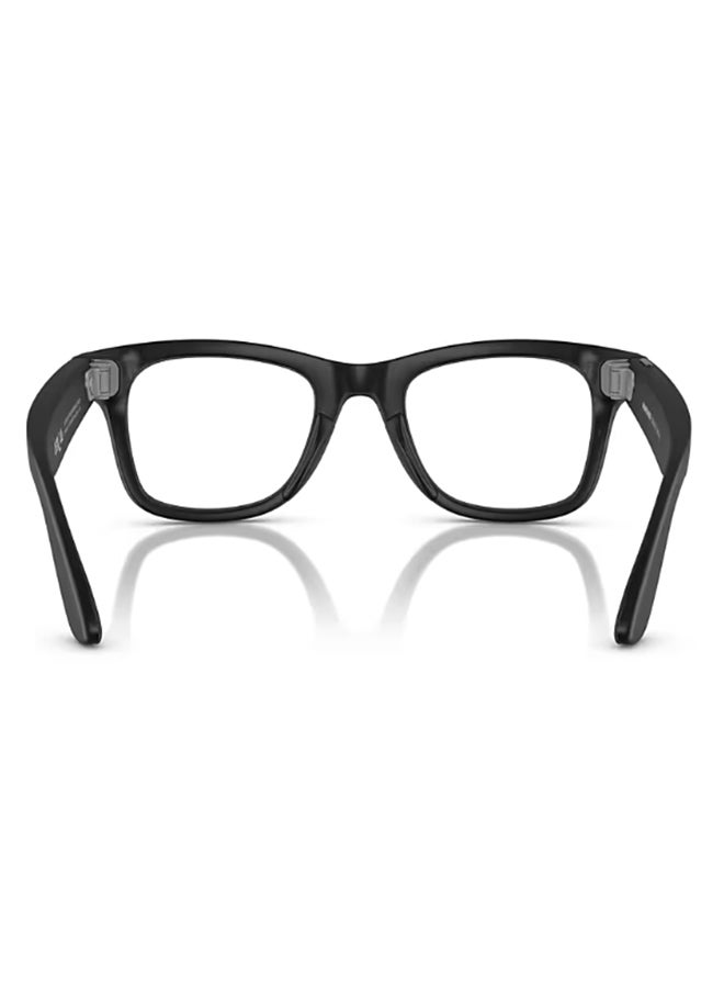 Ray-Ban Wayfarer RW4008 Large Matte Black Clear Graphite Green Transition Black