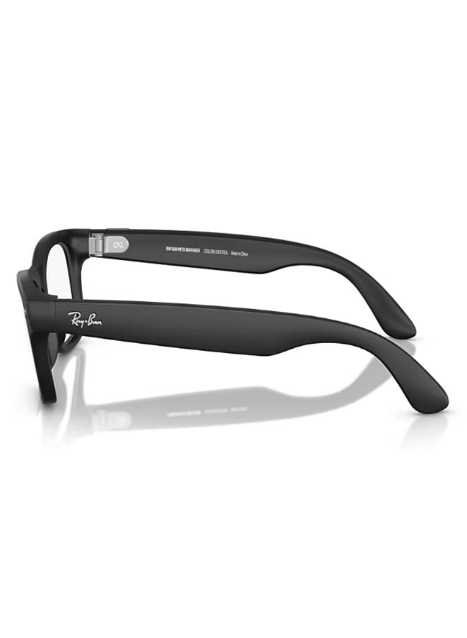 Ray-Ban Wayfarer RW4008 Large Matte Black Clear Graphite Green Transition Black