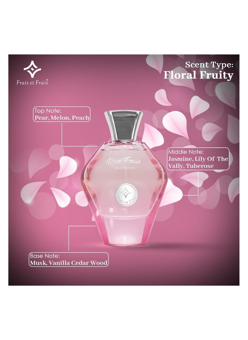 Frais Et Frais Rose Frais 100ml - EDP - For Her