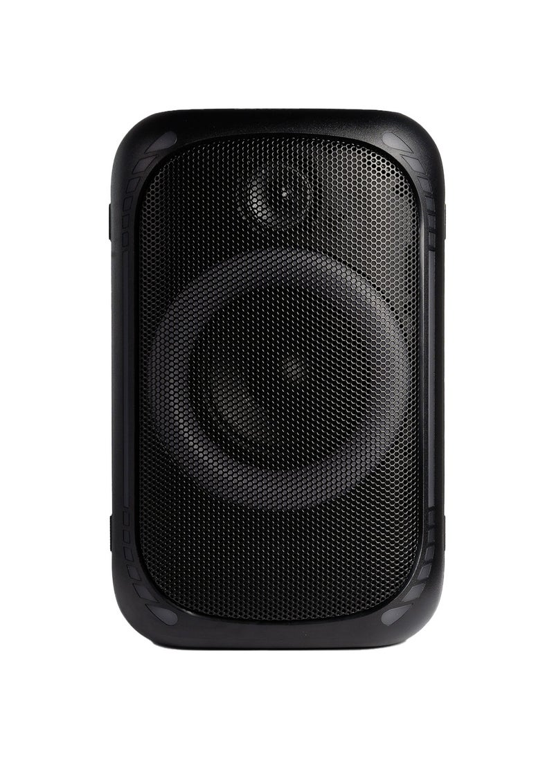 Party Speaker 200W with RGB Lights / Microphone Port / FM Radio Mode / Hands-free Calls / Powerful Bass - Black