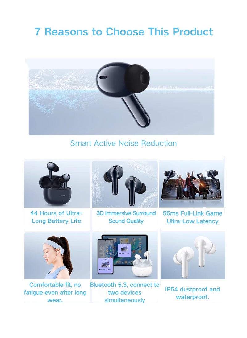 TWS 3e Earbuds: Advanced ANC First. Then, Enjoy Premium True Wireless Sound.