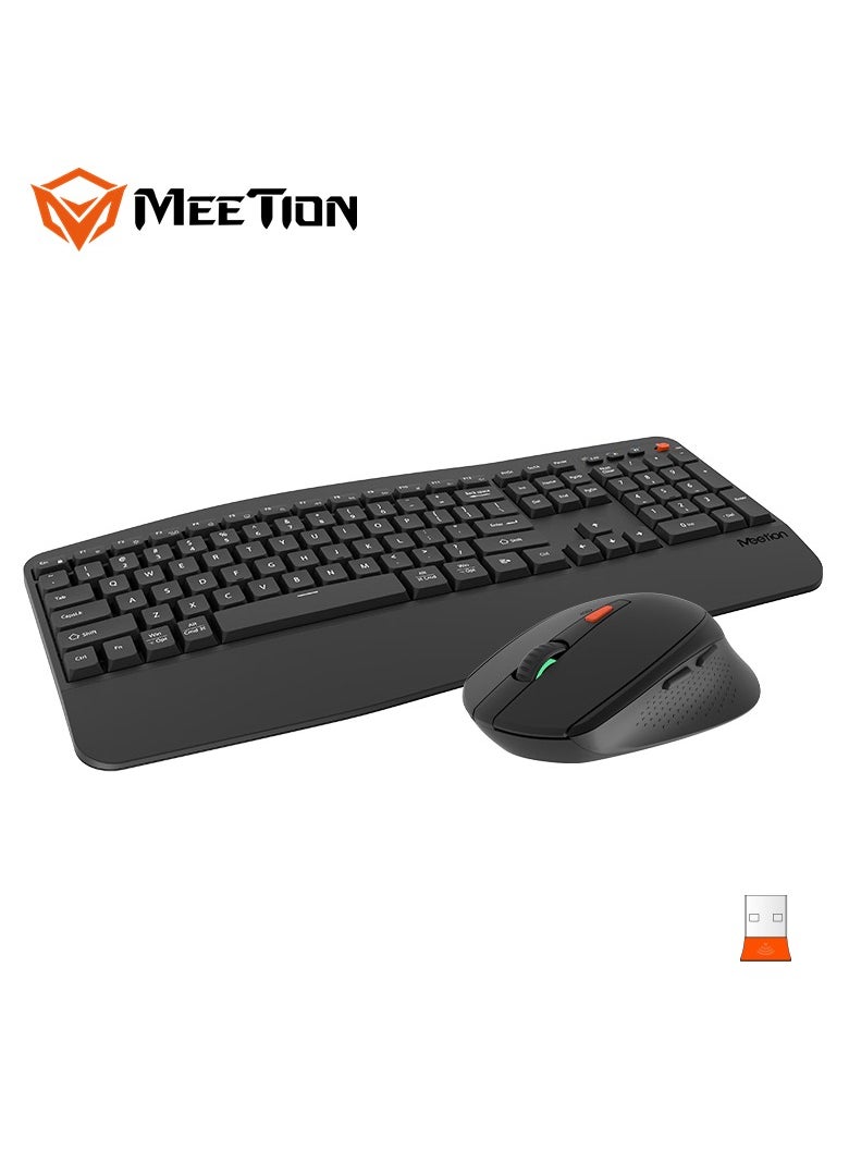 Meetion 2.4Ghz/Wireless&Bluetooth Dual Ergonomic DirectorA 2.4GHz USB Nano receiver Power-efficient wireless technology Mouse resolution 800-1200-1600 dpi