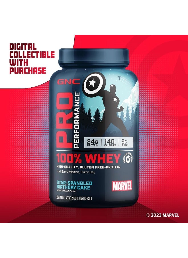 Pro Performance 100% Whey Marvel: Star-Spangled Birthday Cake 25 Servings