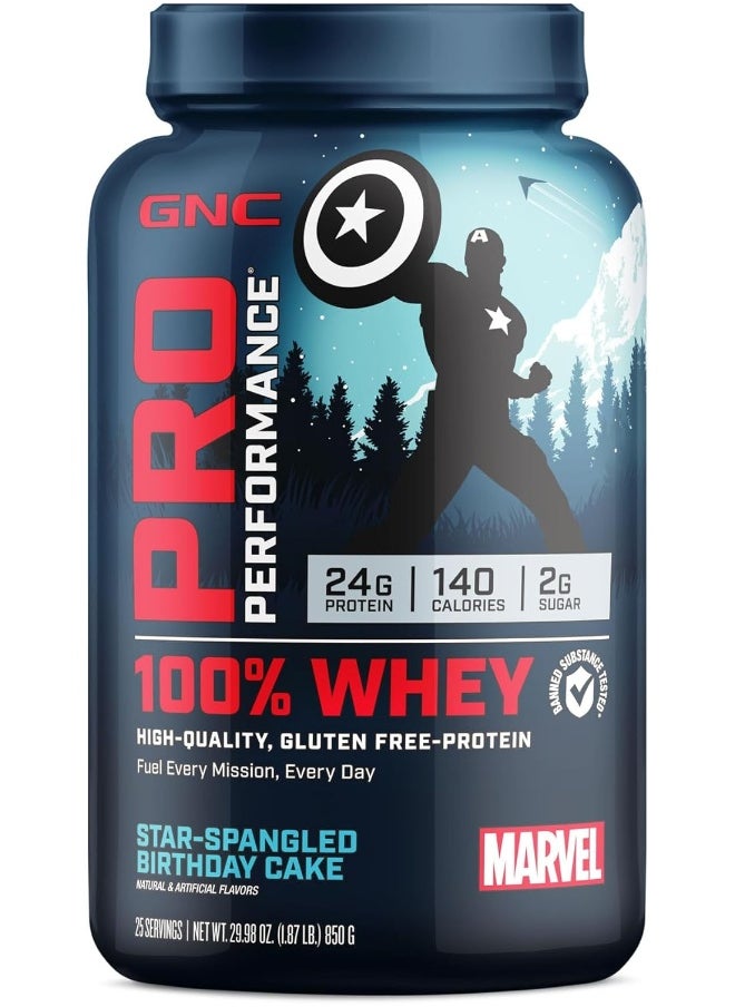 Pro Performance 100% Whey Marvel: Star-Spangled Birthday Cake 25 Servings