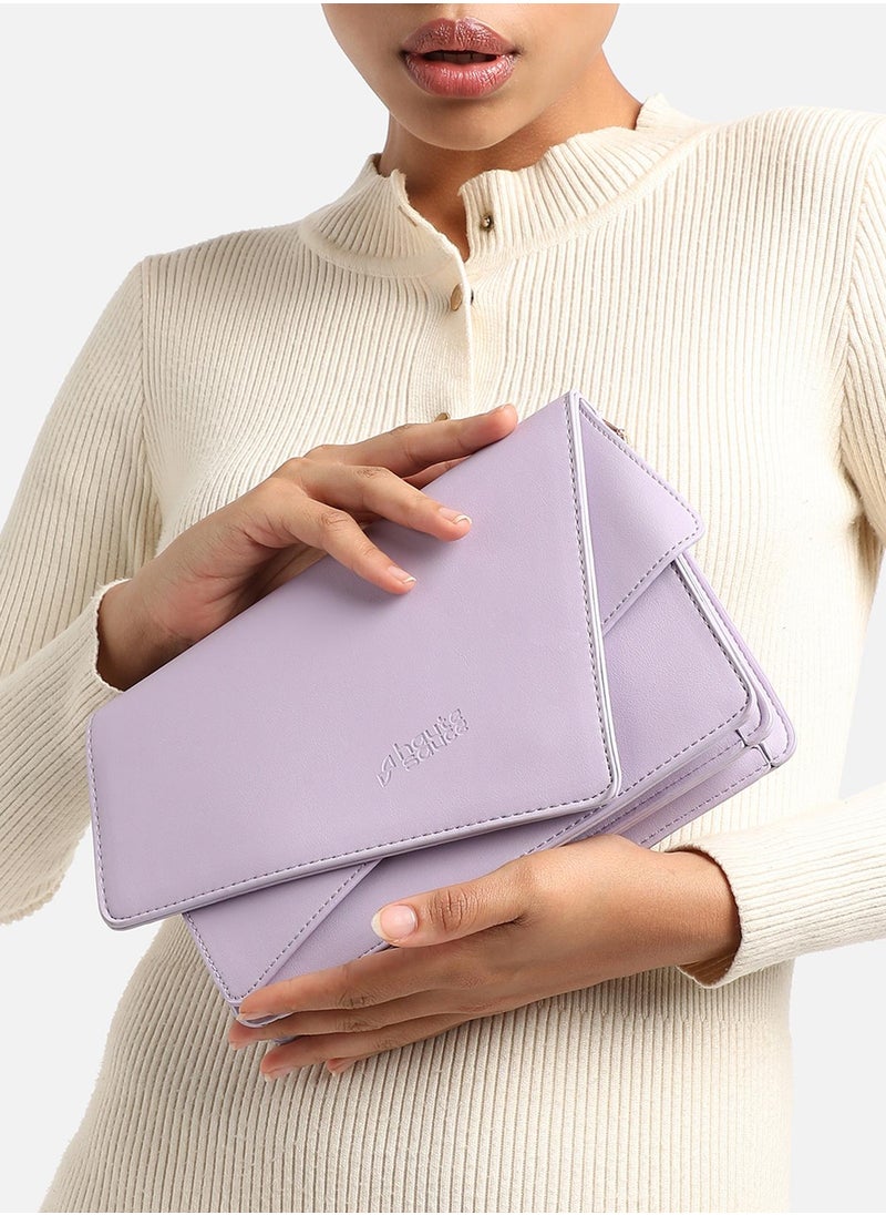 Quirky Line Clutch