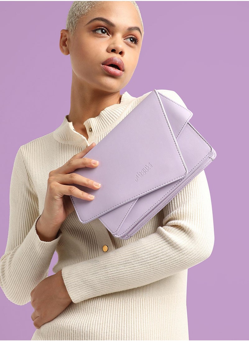 Quirky Line Clutch