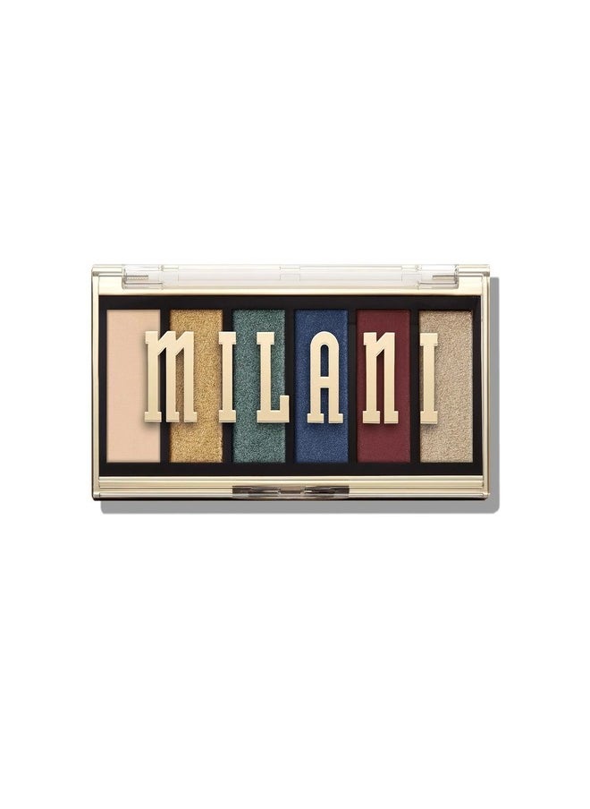 Milani Most Wanted Eyeshadow Palette – 150 Jewel Heist | 6 Highly Pigmented Shades, Blendable Matte and Shimmer Finishes, Long-Lasting, Travel-Friendly, Vegan & Cruelty-Free