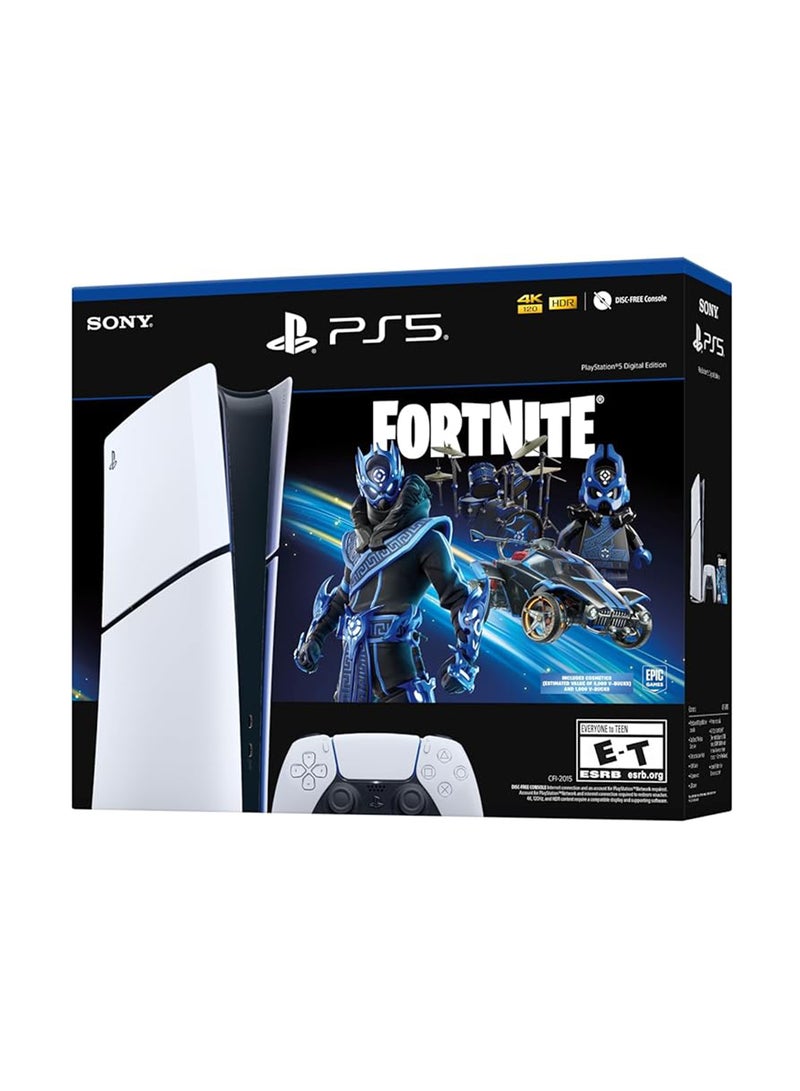 PlayStation5 Digital Edition (International Version) – Fortnite Cobalt Star Bundle