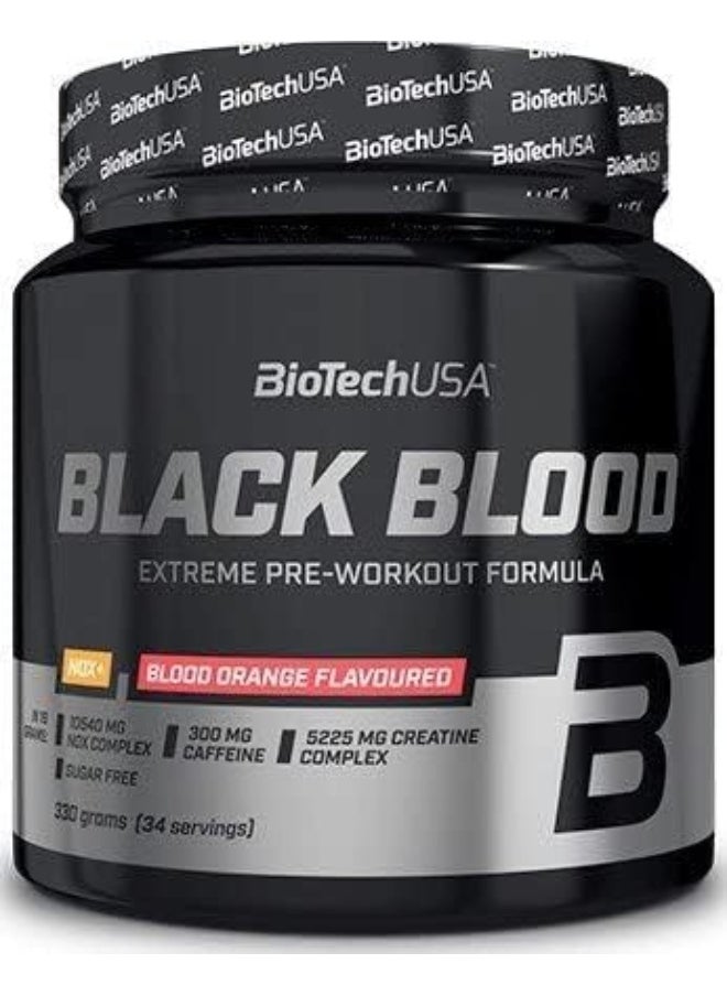 BioTechUSA Black Blood NOX+, Blood Orange - 330g