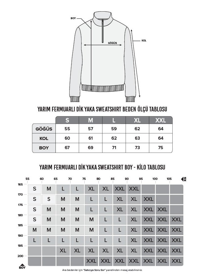 Relax Fit Comfortable Cut Cotton Half Zipper Gray Stand Collar Sweatshirt