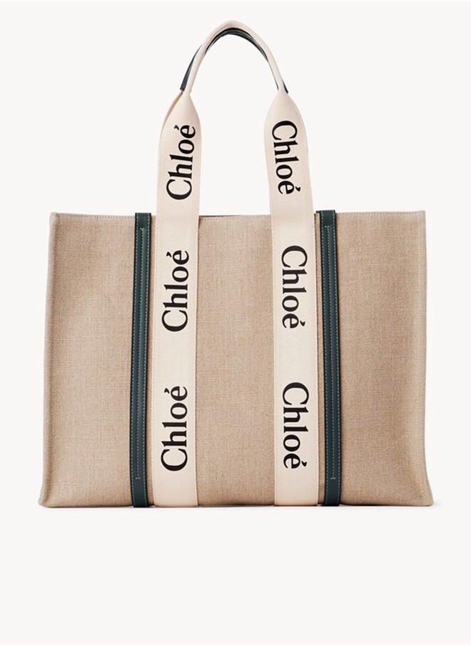 Chloe Women's Large Handheld Shoulder Bag Canvas Tote Bag 45 * 33 * 13cm