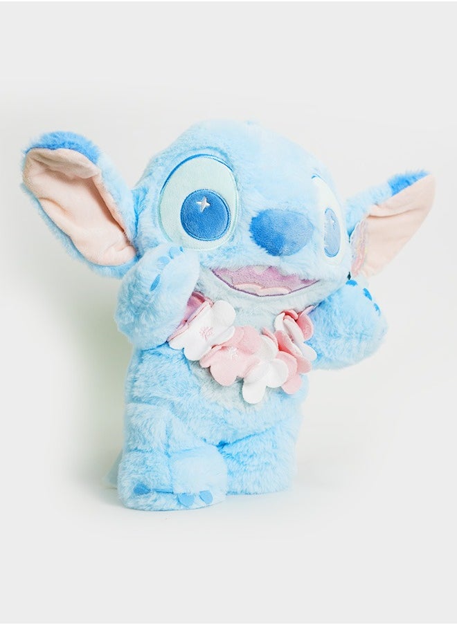 Planetary Pastel Collection 14in. Standing Stitch with Flower Necklace Plush Toy