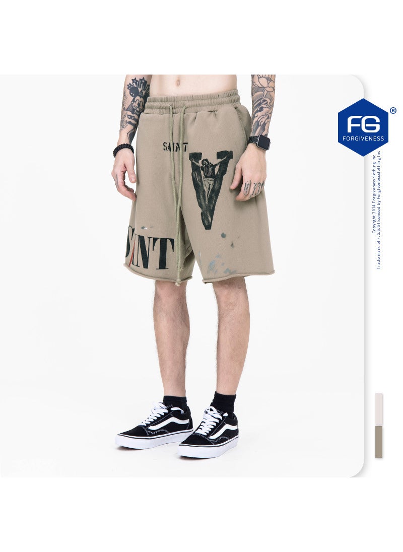 FG Menswear 2024 Spring Summer Casual Shorts New Apricot