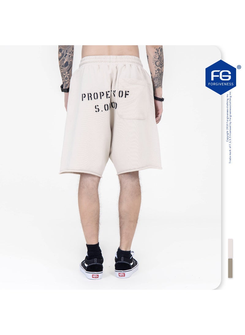 FG Menswear 2024 Spring Summer Casual Shorts New Apricot