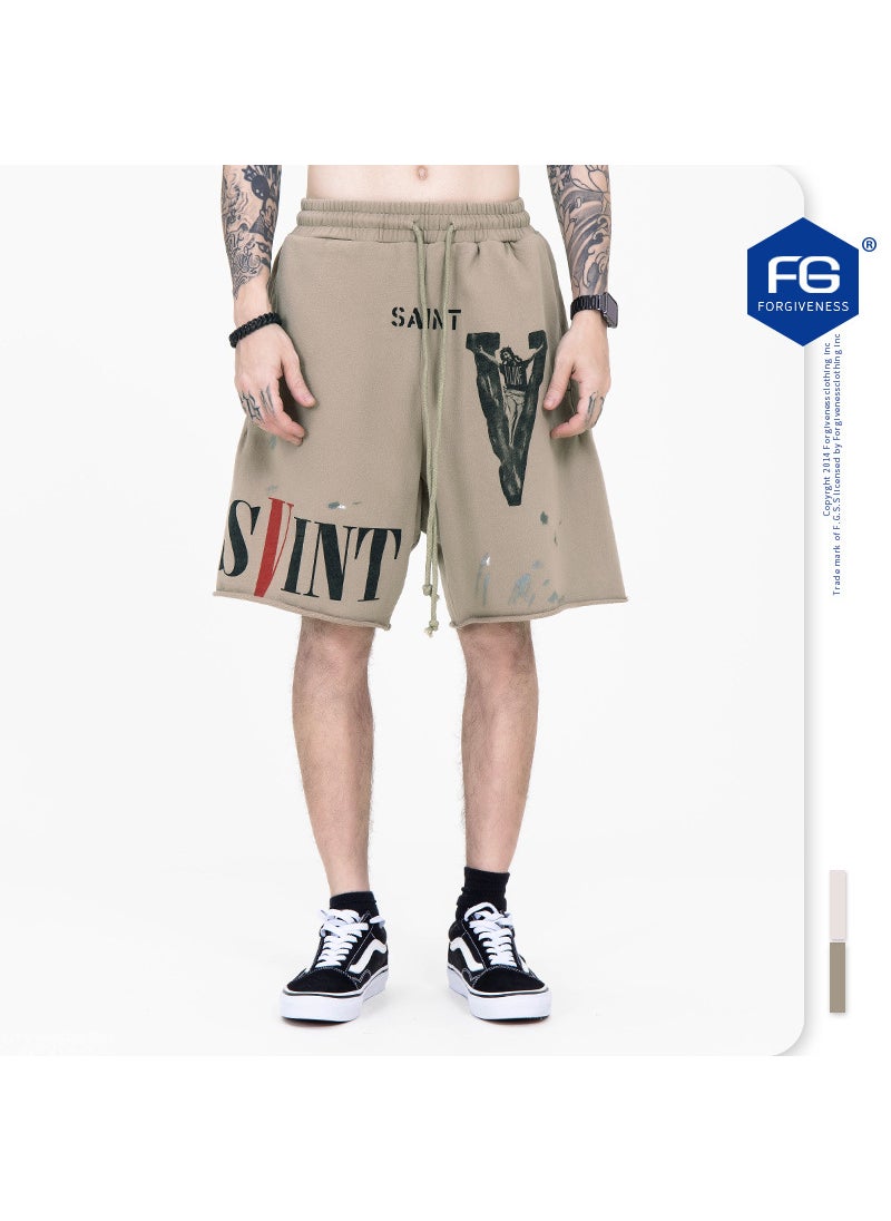 FG Menswear 2024 Spring Summer Casual Shorts New Khaki