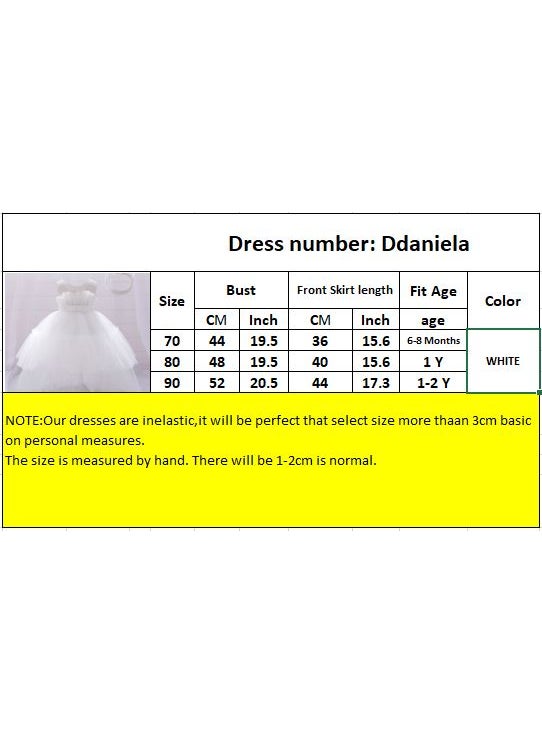D' Daniela - Antonia Collection White with short tail