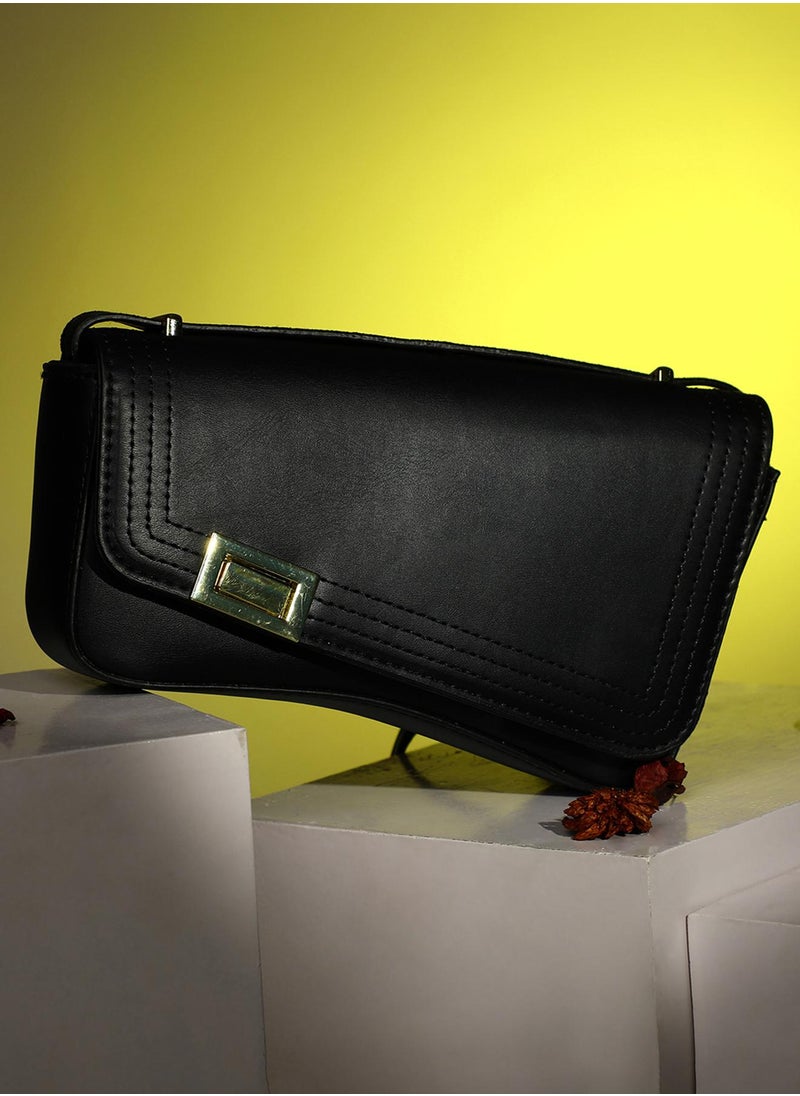 Altair Black Cross Body Bag