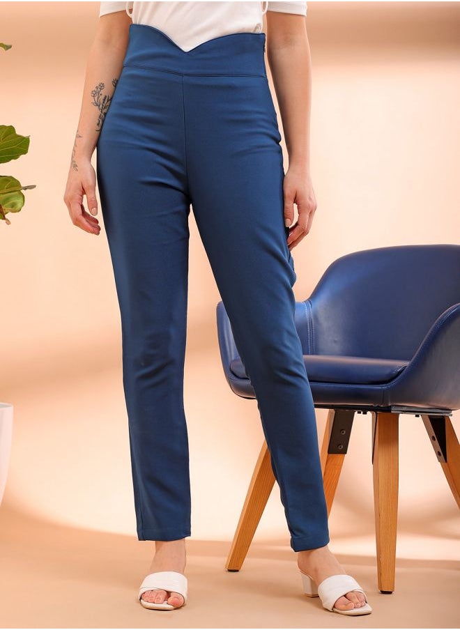 Women Skinny Fit Solid High-Rise Jeggings
