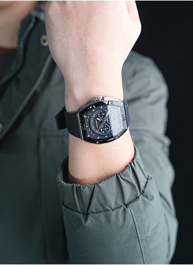 Men's Watch Large Dial Waterproof Sports Wristwatch for Athletes with Durable Design and a Gift Idea for Active People