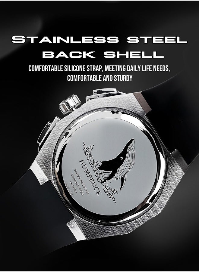 Men's Watch Large Dial Waterproof Wristwatch Sports for Men & Gift for Active Lifestyle with Durable Design and Easy-to-Read