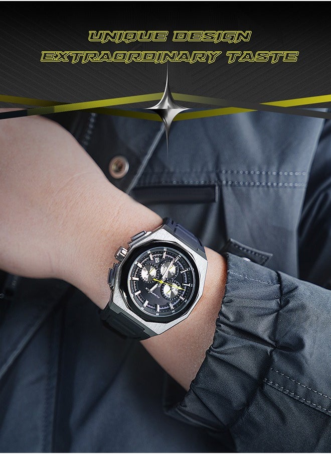 Men's Watch Large Dial Waterproof Wristwatch Sports for Men & Gift for Active Lifestyle with Durable Design and Easy-to-Read