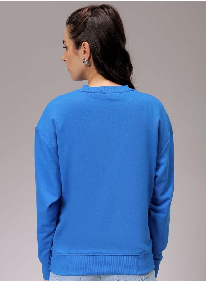 Women Boxy Fit Looney Tunes Oversized Sweatshirt