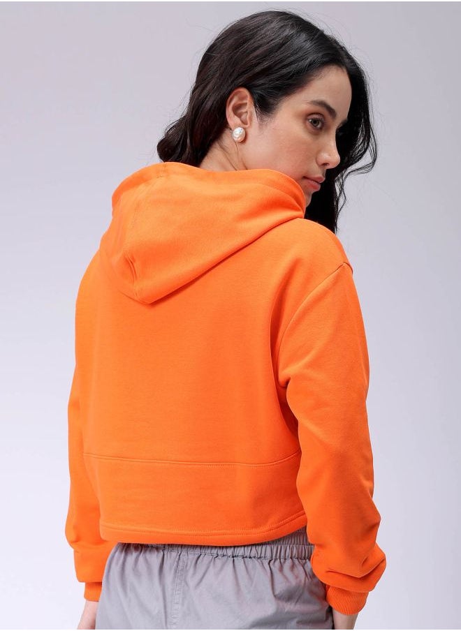 Women Fitted Solid Corset Sweatshirt