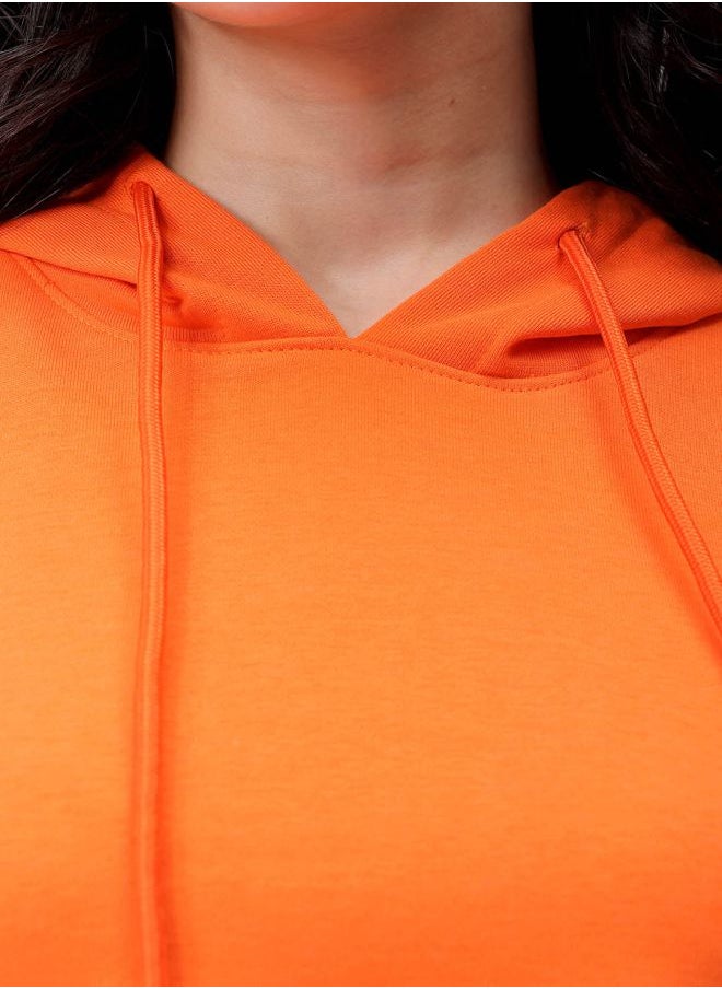 Women Fitted Solid Corset Sweatshirt