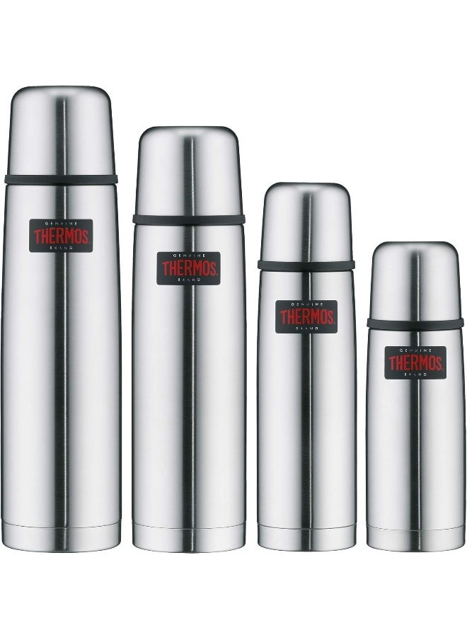 THERMOS STAINLESS STEEL VACUUM INSULATED STEEL FLASK 350 ML, FBB-350SBK, VACUUM FLASK, THERMAL FLASK, INSULATED WATER BOTTLE