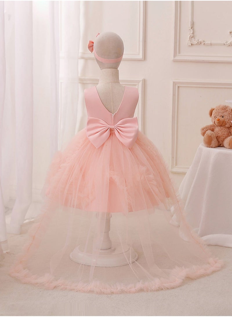 D'Daniela Ruffled Tulle Dress