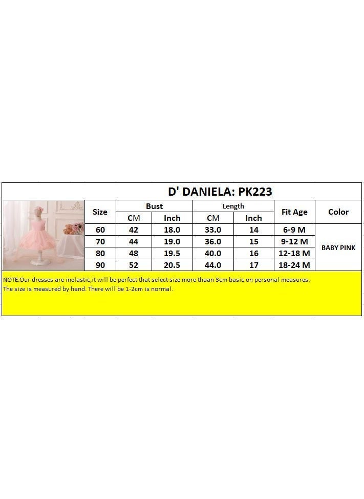 D'Daniela Ruffled Tulle Dress