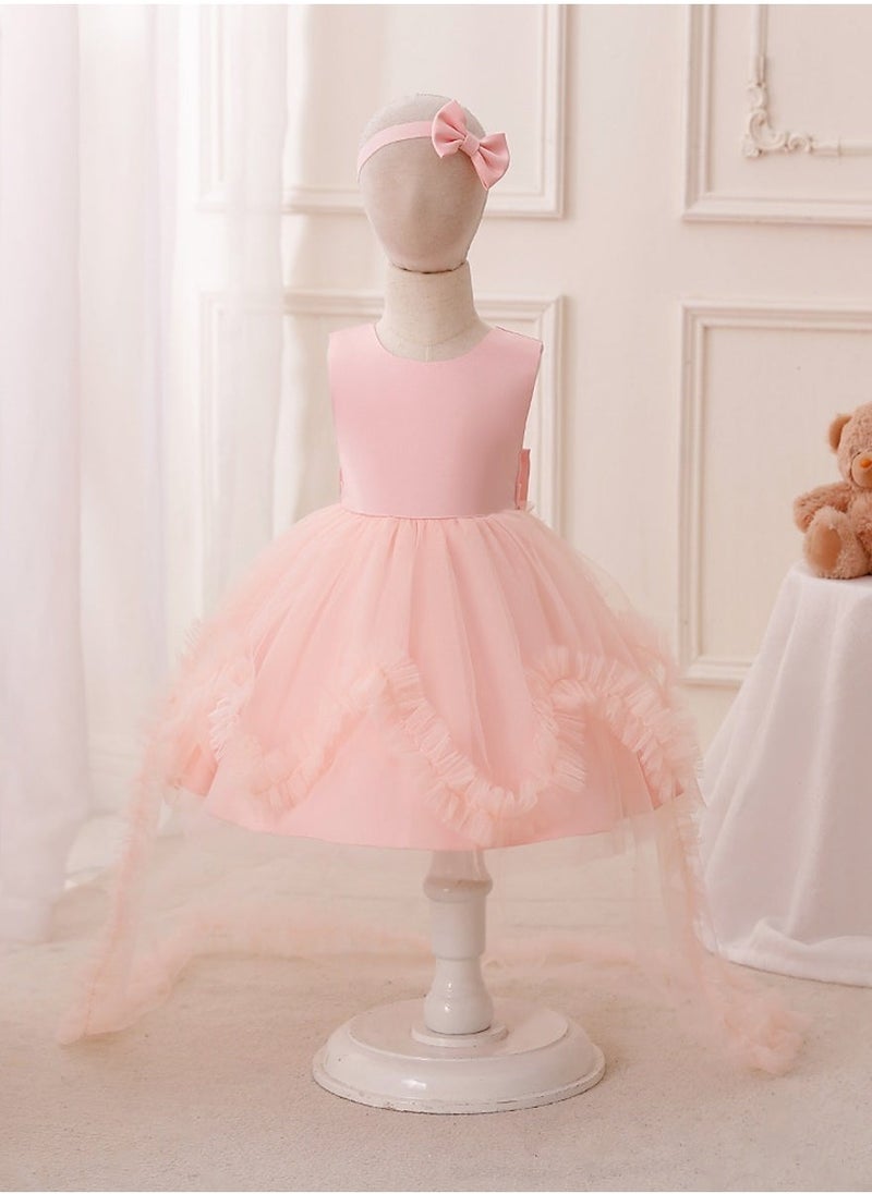 D'Daniela Ruffled Tulle Dress