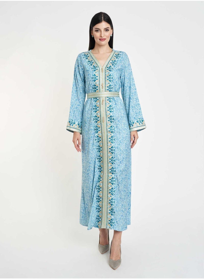 Printed Magarabi Look Jalabiya