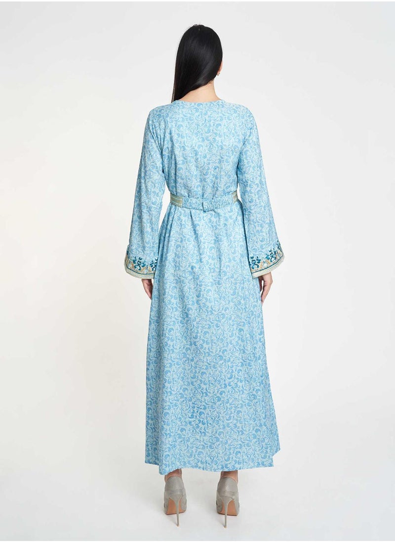 Printed Magarabi Look Jalabiya