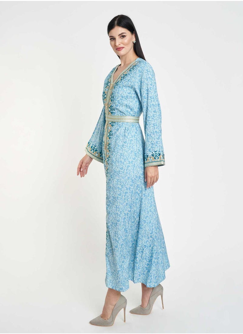 Printed Magarabi Look Jalabiya