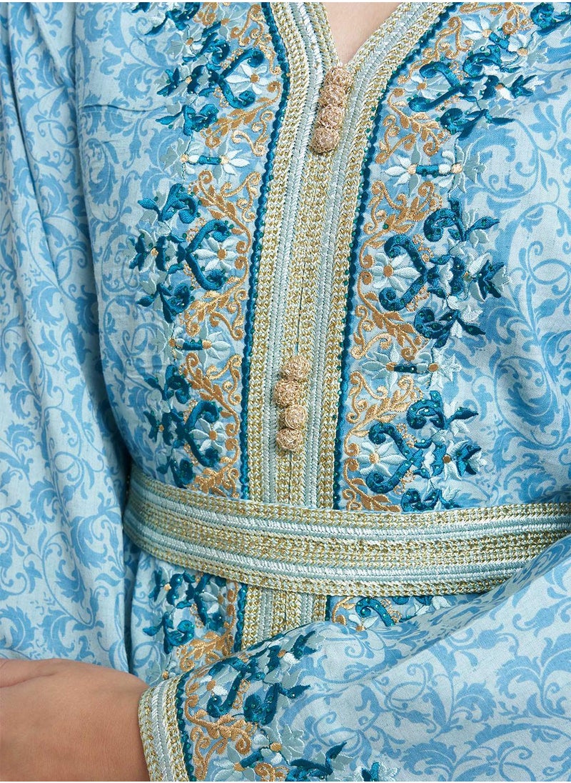 Printed Magarabi Look Jalabiya