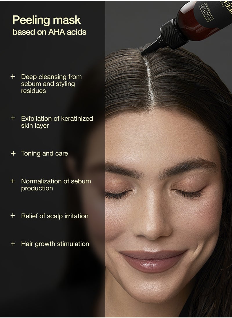 Anti Dandruff & Hair Loss Scalp Peeling Treatment Mask with AHA Acids and Panthenol for Deep Restoration and Refreshing 100ml